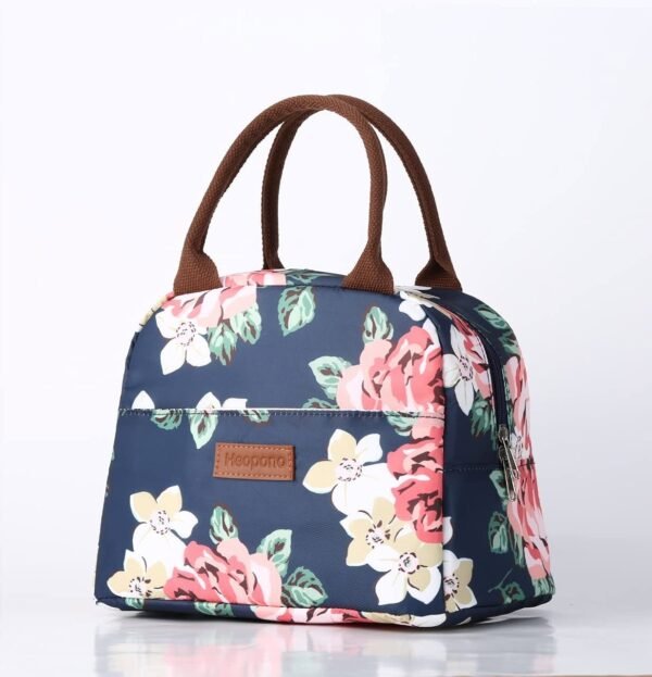 High Quality Insulated Lunch Bag ( Flower print)