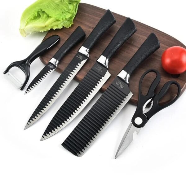 6pcs Set Stainless Steel Kitchen Knife