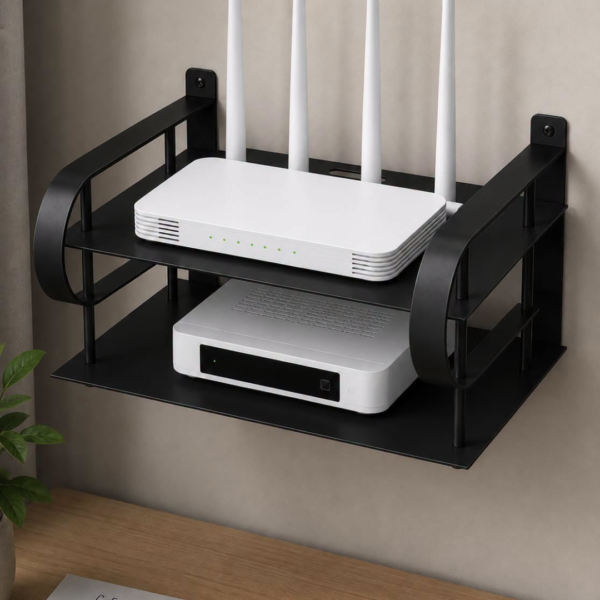 2 Layer Metal Router Stand