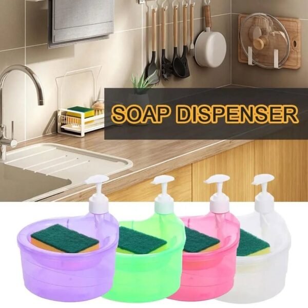 Smart Soap Dispenser – 2-in-1 Sponge & Soap Solution