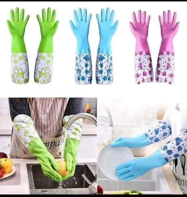 ( 5 জোড়া) Long Hand Gloves